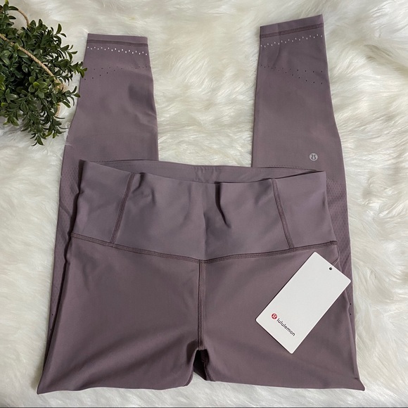lululemon athletica Pants - rare* Lululemon Purple Running Tights NWT